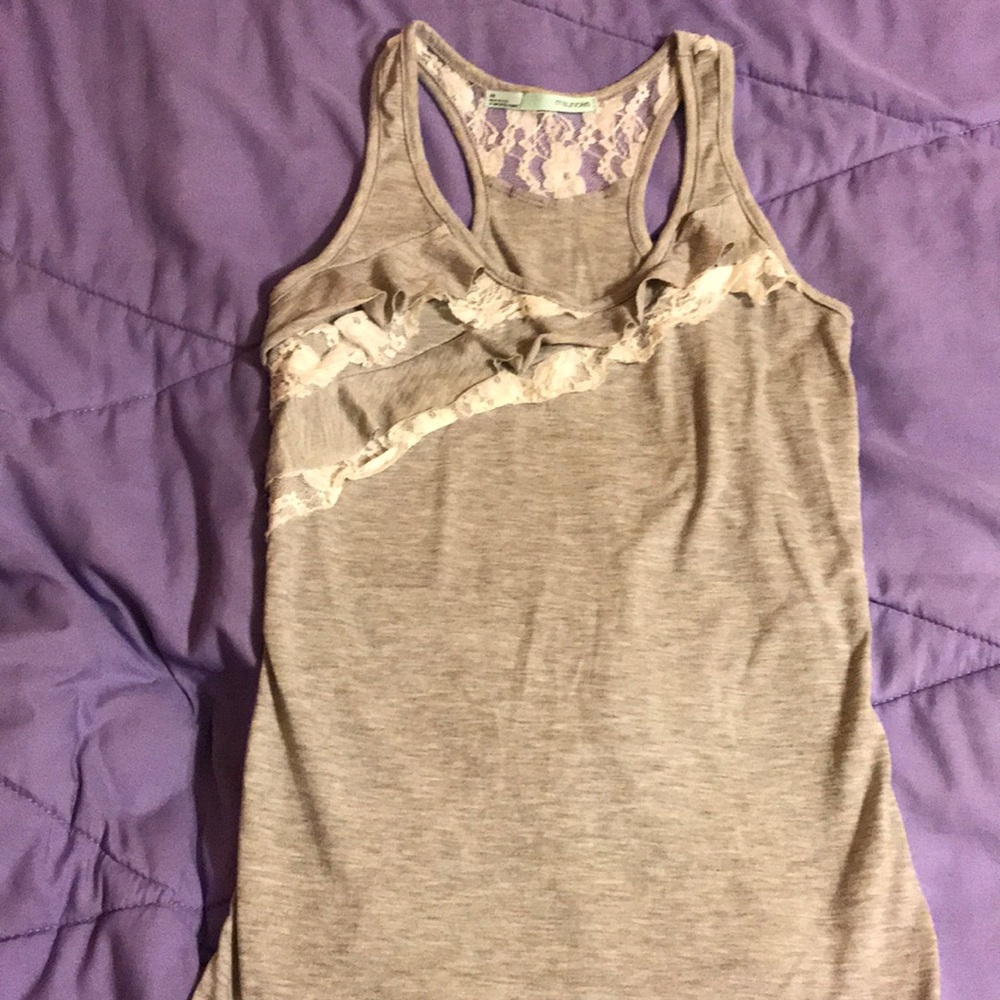 Maurice’s lacy frilly tank top